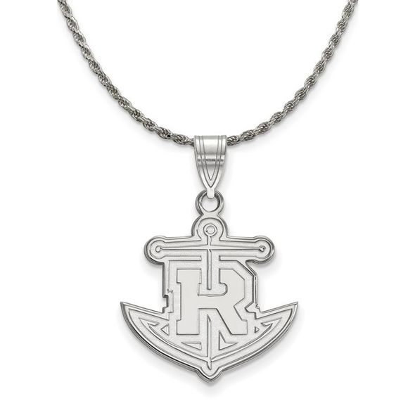 Sterling Silver Rollins College Large Pendant Necklace - 22...